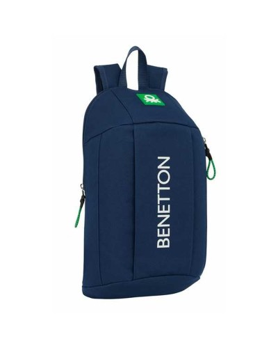 Casual Rugtas Benetton Green Marineblauw 22 x 39 x 10 cm