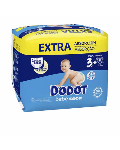 Wegwerpluiers Dodot Etapas Extra 3 (66 Stuks)