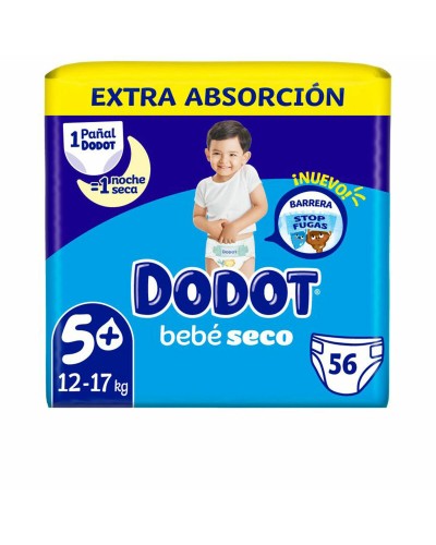 Disposable nappies Dodot Etapas Extra 5 12-17 kg (56 Units)