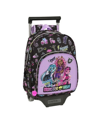 Trolley per la Scuola Safta Nero 28 x 34 x 10 cm