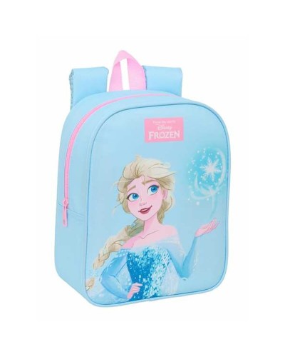 School Bag Frozen Blue Pink 22 x 27 x 10 cm
