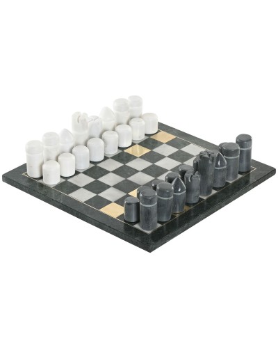 Schach Home ESPRIT Messing Marmor