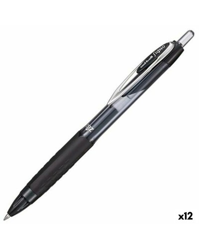 Gel pen Uni-Ball SIGNO UMN-207E Black 0,7 mm (12 Units)