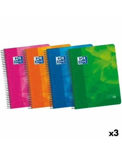 Lot de cahiers Oxford EUROPEANBOOK 4 LAGOON  A4+ 120 Volets 4 Pièces (3 Unités)