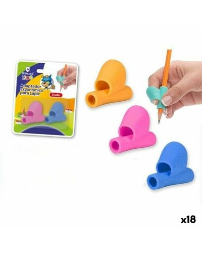 Adaptateur pour crayon Bismark Multicouleur 2 Pièces (18 Unités)