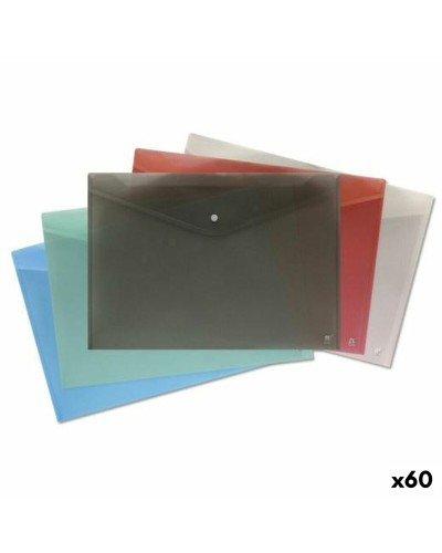 Doucmentenhouder met Flap Bismark Multicolour A3 Polypropyleen (60 Stuks)