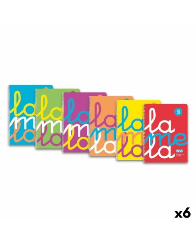 Quaderno con Anelli Lamela Quarto 80 Pagine (6 Unità)