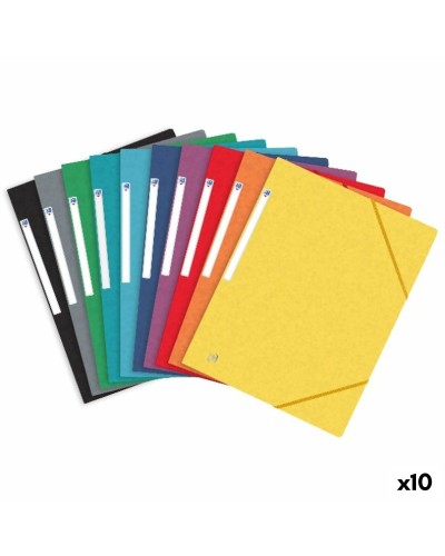 Kansio Oxford TOP FILE Monivärinen A4+ 10 Kappaletta (10 osaa)