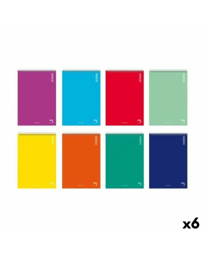 Set di quaderni Pacsa BASIC Quarto 80 Pagine 10 Pezzi (6 Unità)