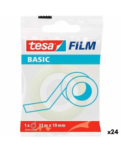 Självhäftande band TESA Transparent polypropen 19 mm x 33 m (24 antal)