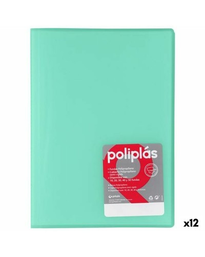 Classificatore Documenti Grafoplas POLIPLÁS Verde A4 (12 Unità)