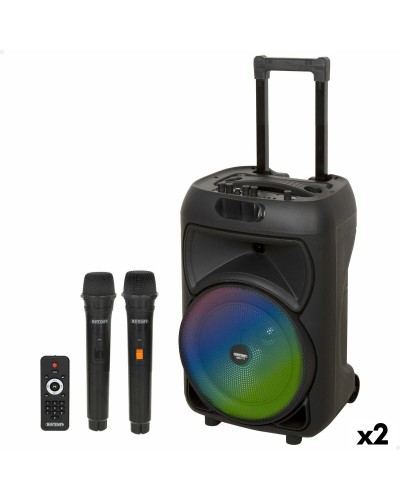 Luidspreker met Karaokemicrofoon Bontempi Plastic 34 x 50 x 29 cm (2 Stuks)