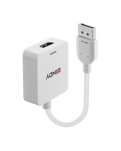 Adaptador HDMI a DisplayPort LINDY 38303 Blanco