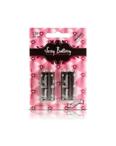 Sexy Battery - AAA Alkaline Batteries - 4 Pieces - Long Lasting
