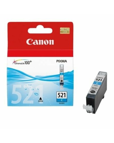 Originele inkt cartridge Canon CLI-521 Cyaan (1 Stuks)