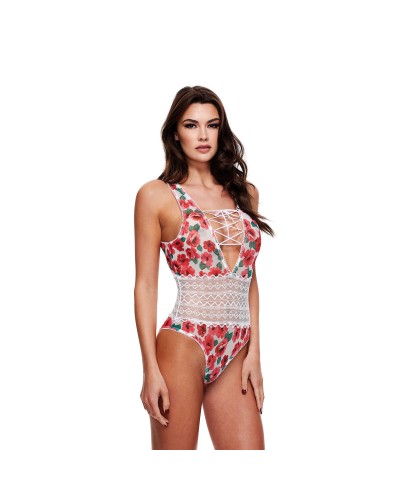 Gympak Baci Lingerie Floral & Lace Wit Multicolour M/L