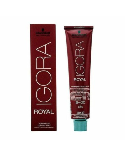 Schwarzkopf Igora Royal 6-00: Permanent Hair Color Dark Blonde Natural 60ml
