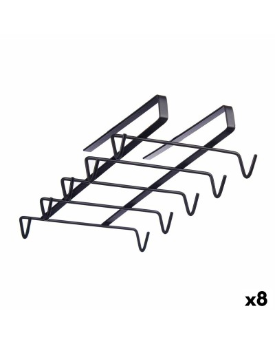 Kuppiripustin Musta Rauta 16 x 7 x 28,5 cm (8 osaa)