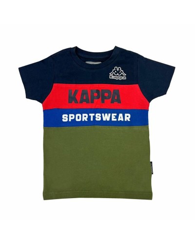 Kappa Maglia Bambino Maniche Corte Blu Navy - Sport & Casual
