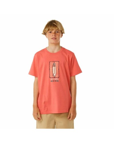 Rip Curl Lost Island: Maglia Maniche Corte Uomo Arancio - Surf & Casual
