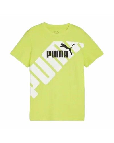Puma POWER Kids' Short Sleeve T-Shirt - Sporty Graphic Cotton
