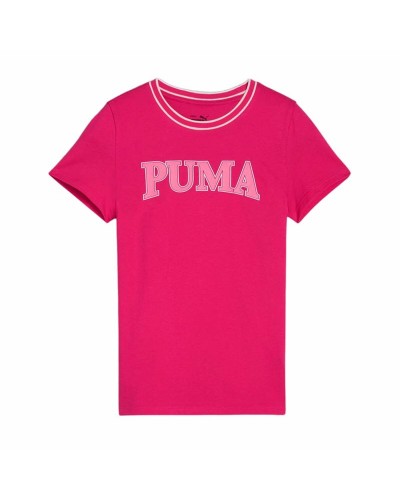 T-Shirt met Korte Mouwen voor kinderen Puma Squad