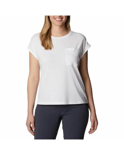 Columbia Trek™ Women's Short Sleeve T-Shirt White - Breathable & Trekking
