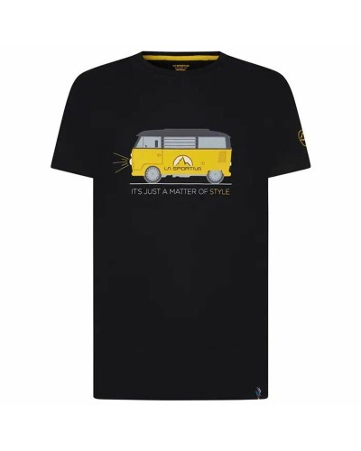 La Sportiva Van Camiseta Deportiva Hombre Manga Corta - Transpirable Trail Running
