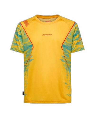 La Sportiva Pacer Maglia Running Maniche Corte - Giallo - Traspirante
