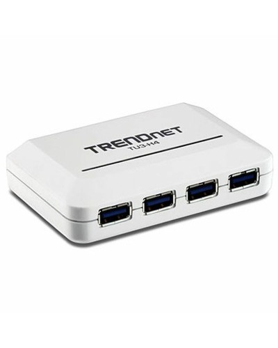 Hub USB Trendnet TU3-H4               Wit