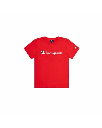 Champion Camiseta Niño Cuello Redondo Roja - Manga Corta Deportiva
