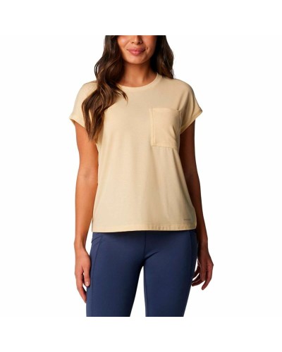 T-shirt med kortärm Dam Columbia Trek™  Gyllene