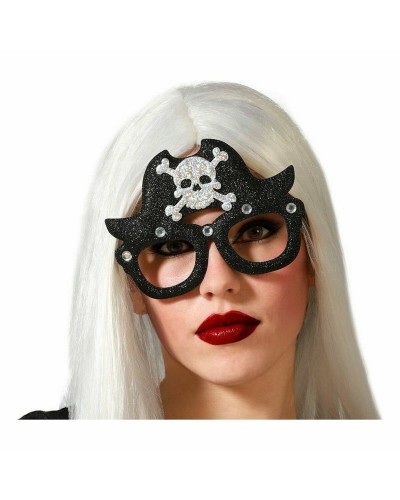 Lunettes Pirate Métallisées - Costume Halloween, Soirée à Thème
