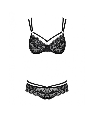 Ondergoed Set Obsessive 860 Zwart S/M