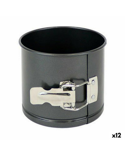 Irtopohjavuoka Quttin Hiiliteräs Musta 12 x 10 cm (12 osaa)