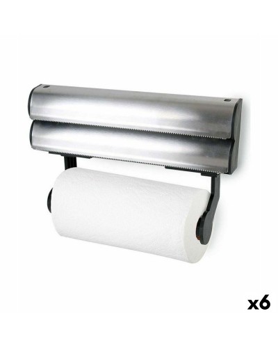 Quttin Dispensador de Papel Higiénico Aluminio, Paquete de 6
