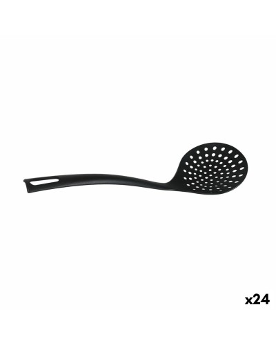 Schiumarola Quttin per bottiglie di vino, nylon nero, 30 x 9,5 cm (confezione da 24)