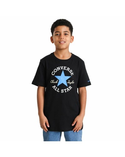Barn T-shirt med kortärm Converse Sustainable Core Svart