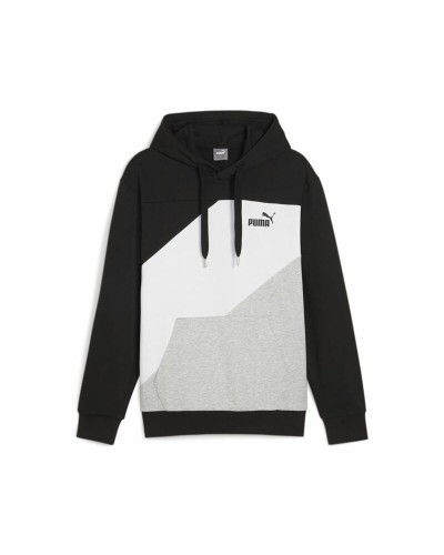 Felpa Uomo Puma Power Colorblock Nera: Sport e Casual
