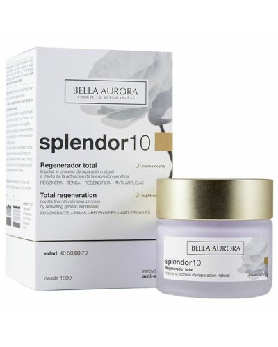 Bella Aurora Splendor 10 Crema de Noche Regeneradora - 50ml Anti-Edad
