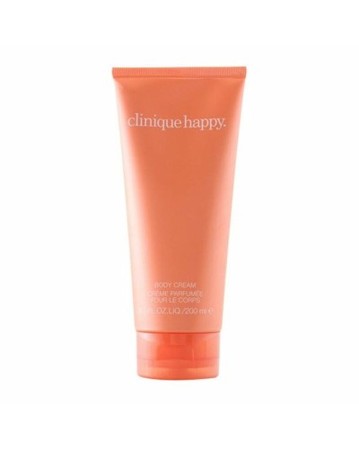 Clinique Happy Crème Corps Hydratante 200ml - Peau Lisse et Parfumée
