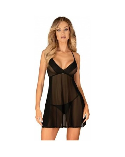 Obsessive Baby Doll Sexy M/L - Pizzo Nero, Intimo Sensuale & Seduzione
