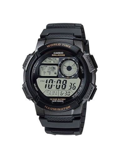 Casio World Time Illuminator - Digitale Unisex-Uhr 48mm

