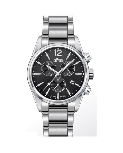 Lotus Men's Watch 18690/3 Black: Sport Chronograph Steel
