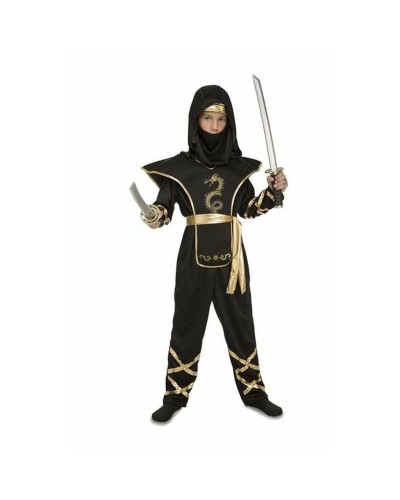 Kostuums voor Kinderen My Other Me Ninja 7-9 Jaar Zwart (4 Onderdelen)