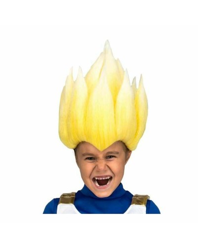 Peluca Saiyan Vegeta - Disfraz Cosplay - Alta Calidad - Adultos/Niños
