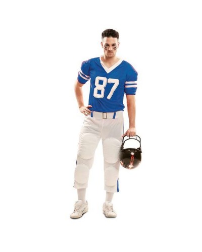 My Other Me Kostüm Rugby Erwachsene Hellblau M/L - Lustige Verkleidung
