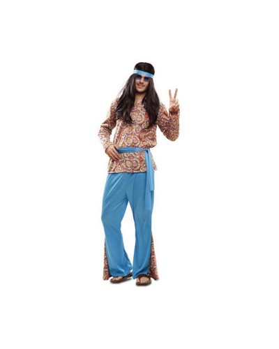 Maskeraddräkt vuxna My Other Me Hippie Psykedelisk M/L