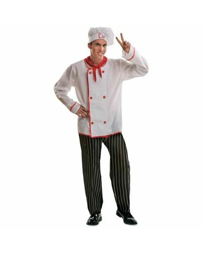 My Other Me Costume Cuoco Adulto Bianco/Nero Taglia M/L - Travestimento
