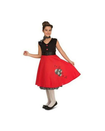 Mon Autre Moi : Déguisement Chica Ye-ye Rouge 5-6 Ans - Déguisement Fille
